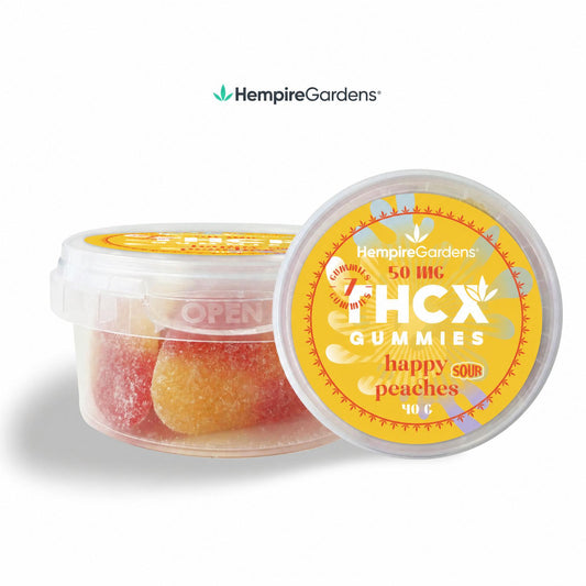 THCX Gummies I Happy Peaches - Hempire Gardens