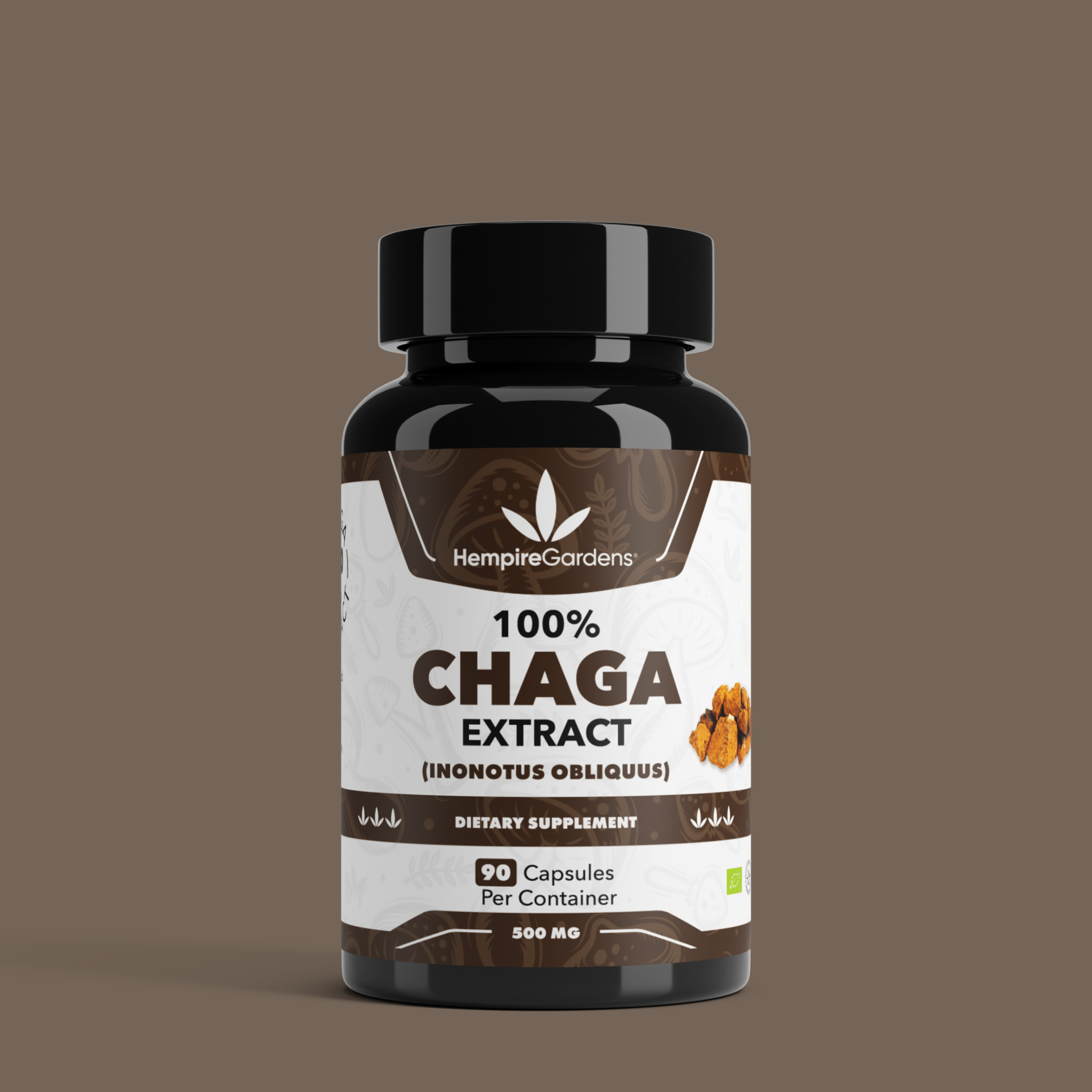 HG Chaga Capsules Bio (90 Capsules) - Hempire Gardens