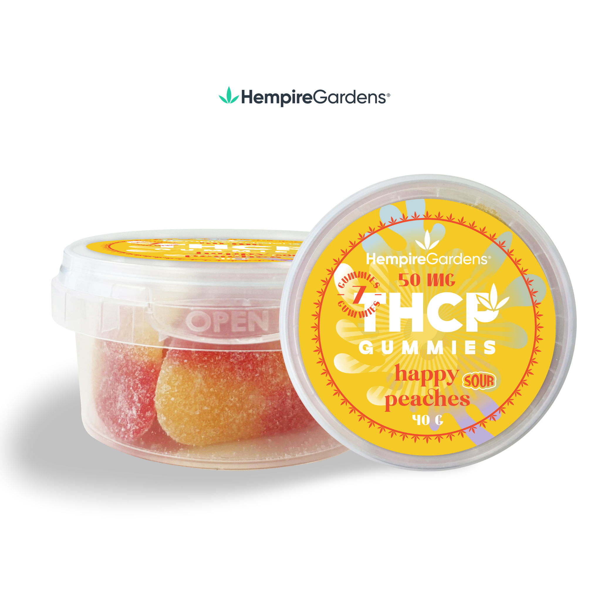 THC-P Gummies I Happy Peaches - Hempire Gardens